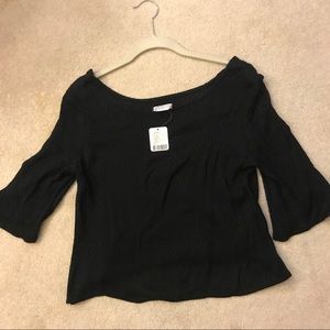 urban outfitters black blouse brand new